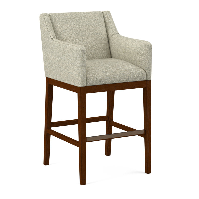 Upholstered Stool, 61612-74, Black