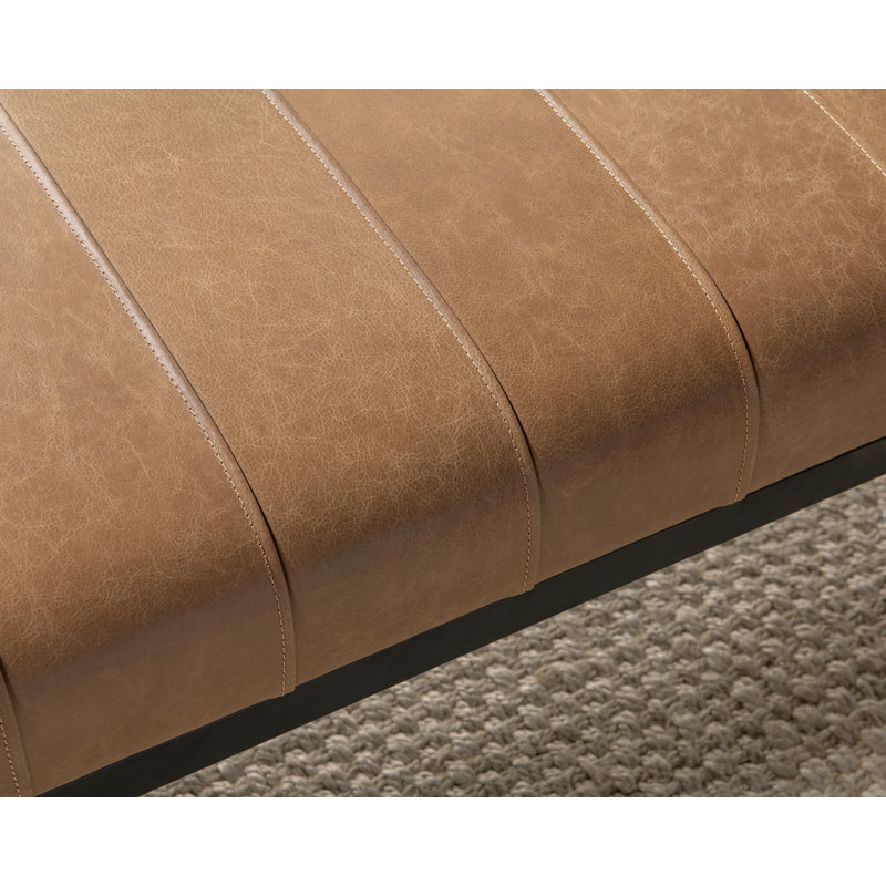 Madeleine Leather Bench
