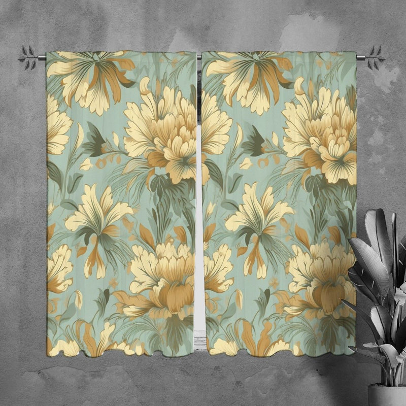 Lasheen Room Darkening Curtain Pair, 40" W x 61" L