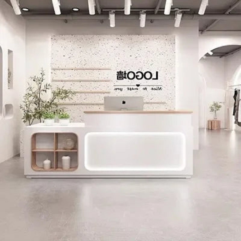 Citarella L-Shaped Executive Desk, White, Left Side Facing, 100cm H x 150cm W x 50cm D