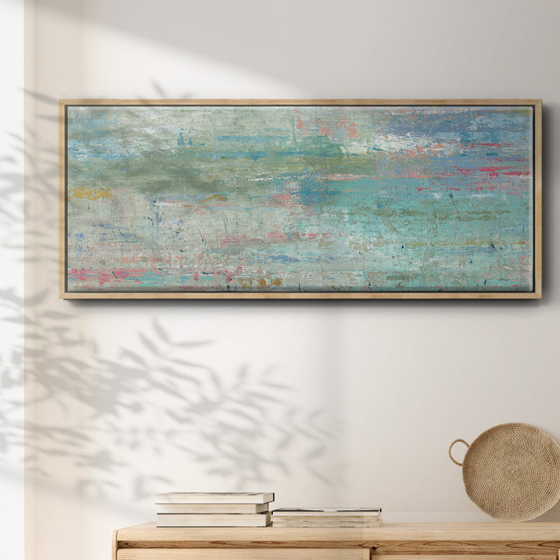 «Pastel Watergarden», toile encadrée, H 8 po x l 20 po