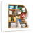 Keiri R Shaped Bookshelf-109358913