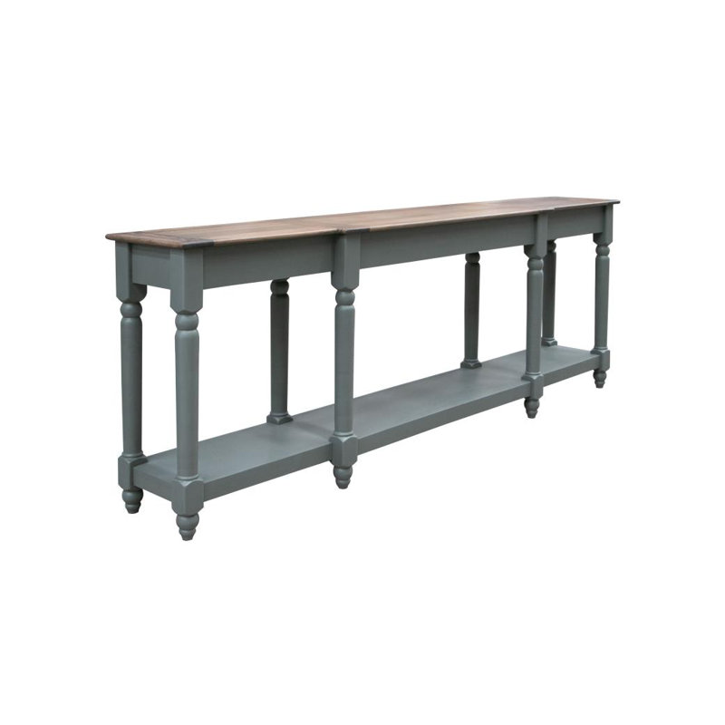 1 tablette, 1 table de canapé 94 po, Brown/Green