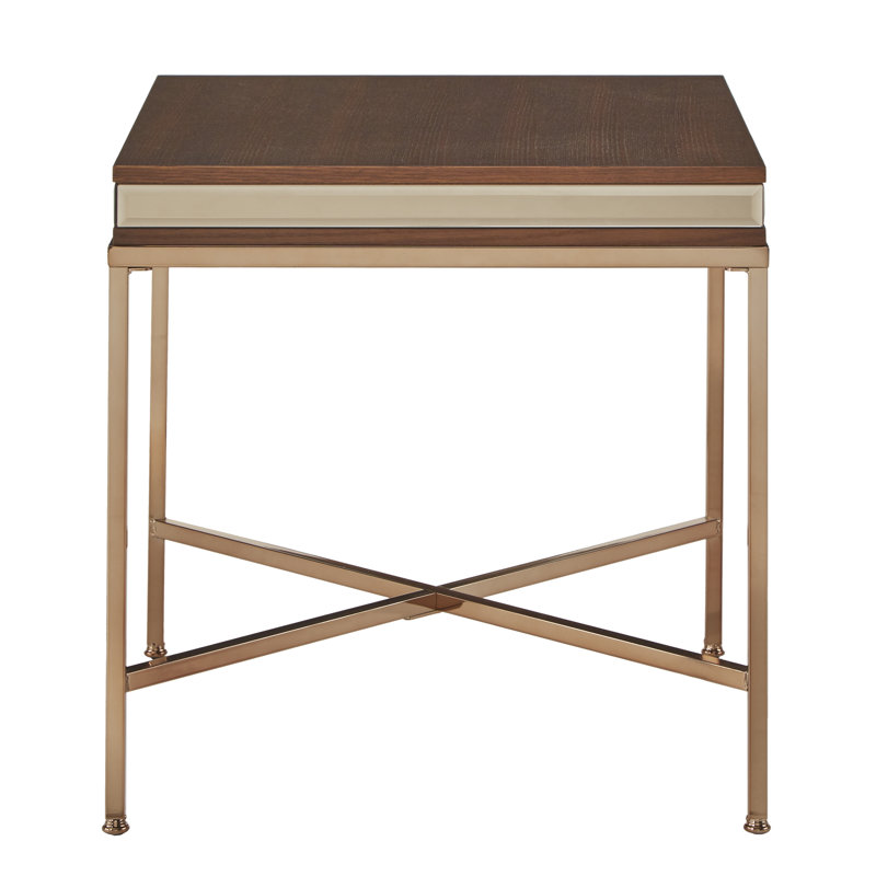 Table de bout Lucien, Champagne doré