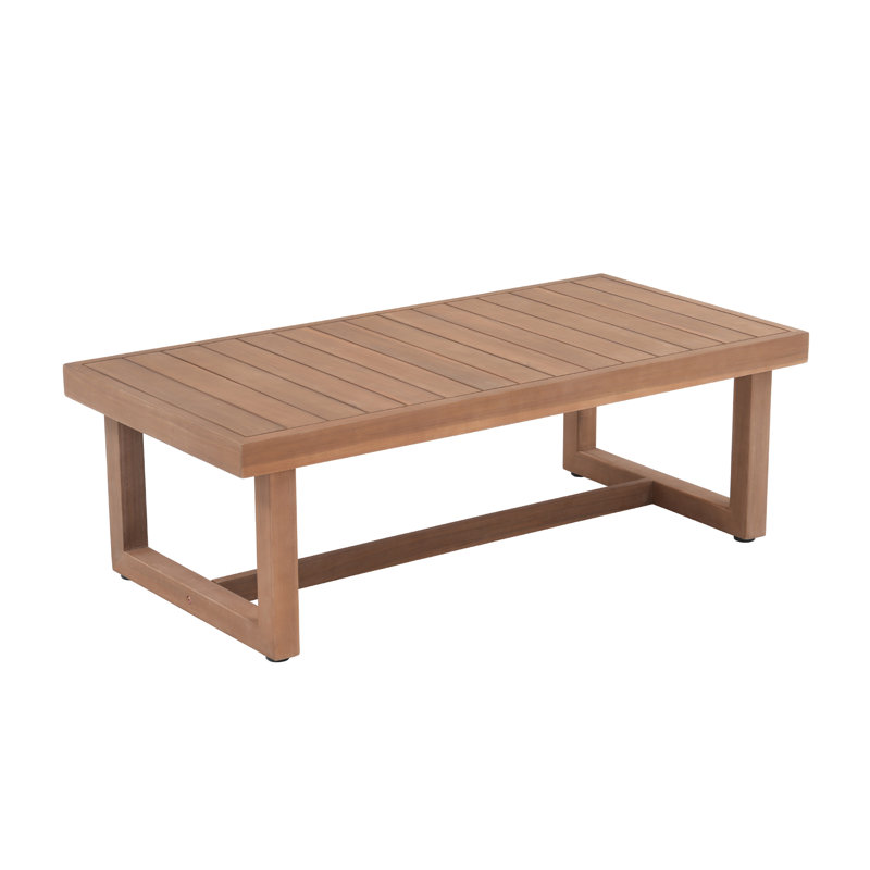 Table basse d'extérieur en bois