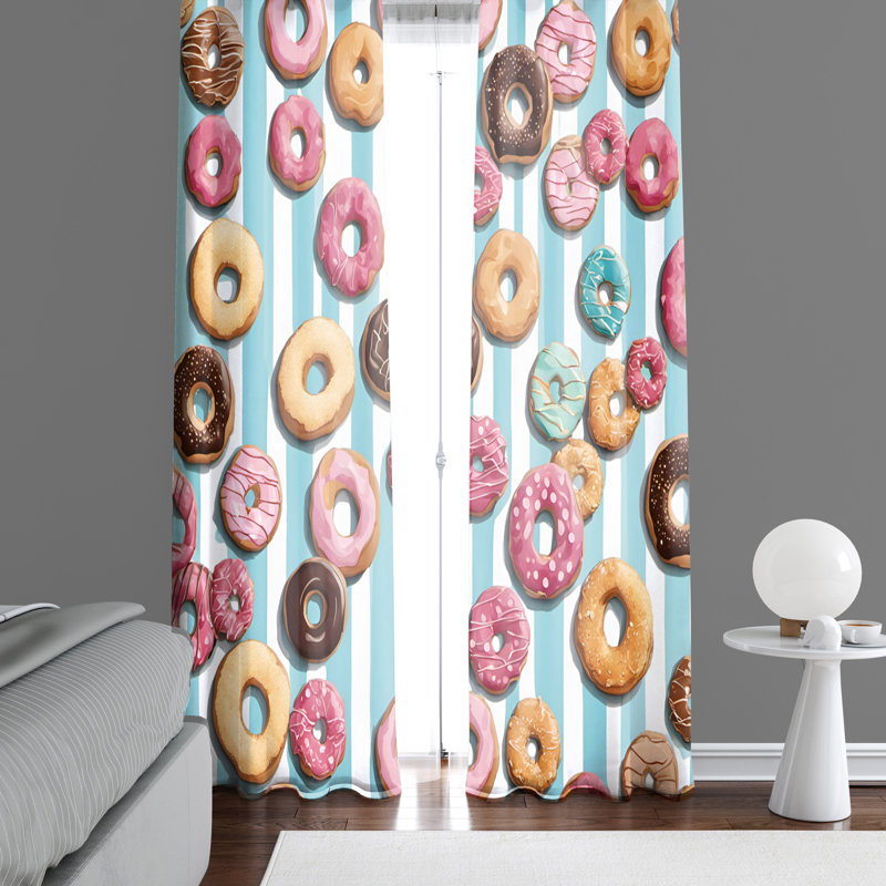 Semi Sheer Curtain Pair, 20" W x 82" L