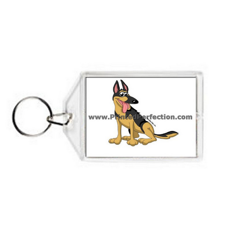 Porte-clés personnalisé en acrylique Beagle