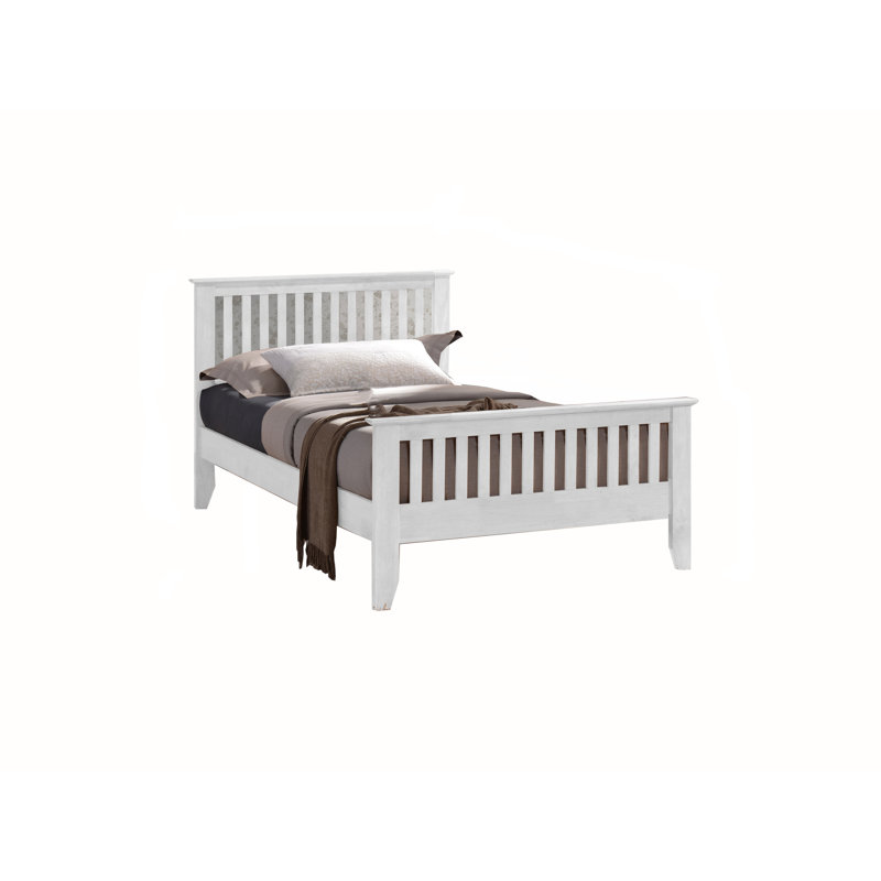 Gallegos Solid Wood Storage Bed, Single (3'), White