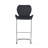 VICE BAR TABLE AND BLACK BAR STOOL SET-963541588