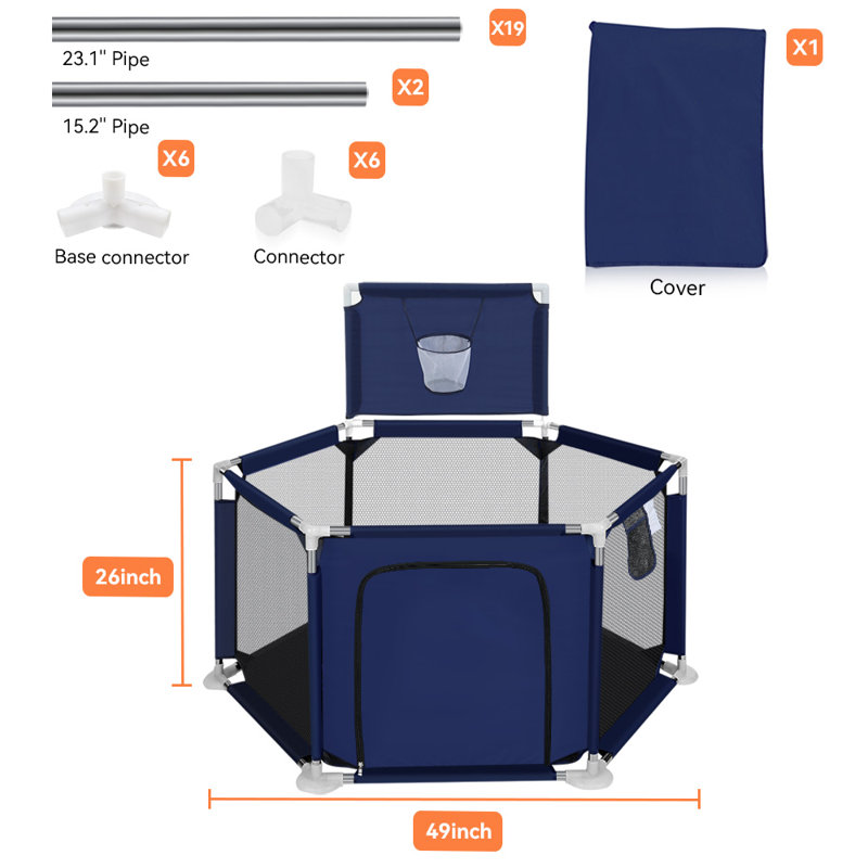 Barrière de sûreté, Bleu foncé