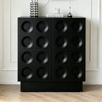 Meuble d'appoint circulaire sur pied