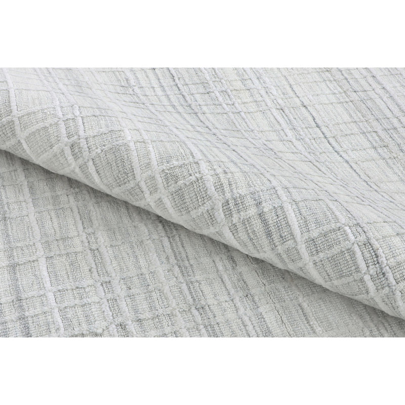 Area Rug in Gray, Rectangle 8' x 10'