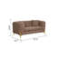Causeuse en tissu Bigler