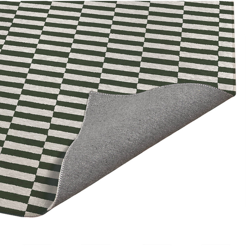 Tapis d'extérieur antidérapant Off Stripe, Rectangle 5 pi x 7 pi