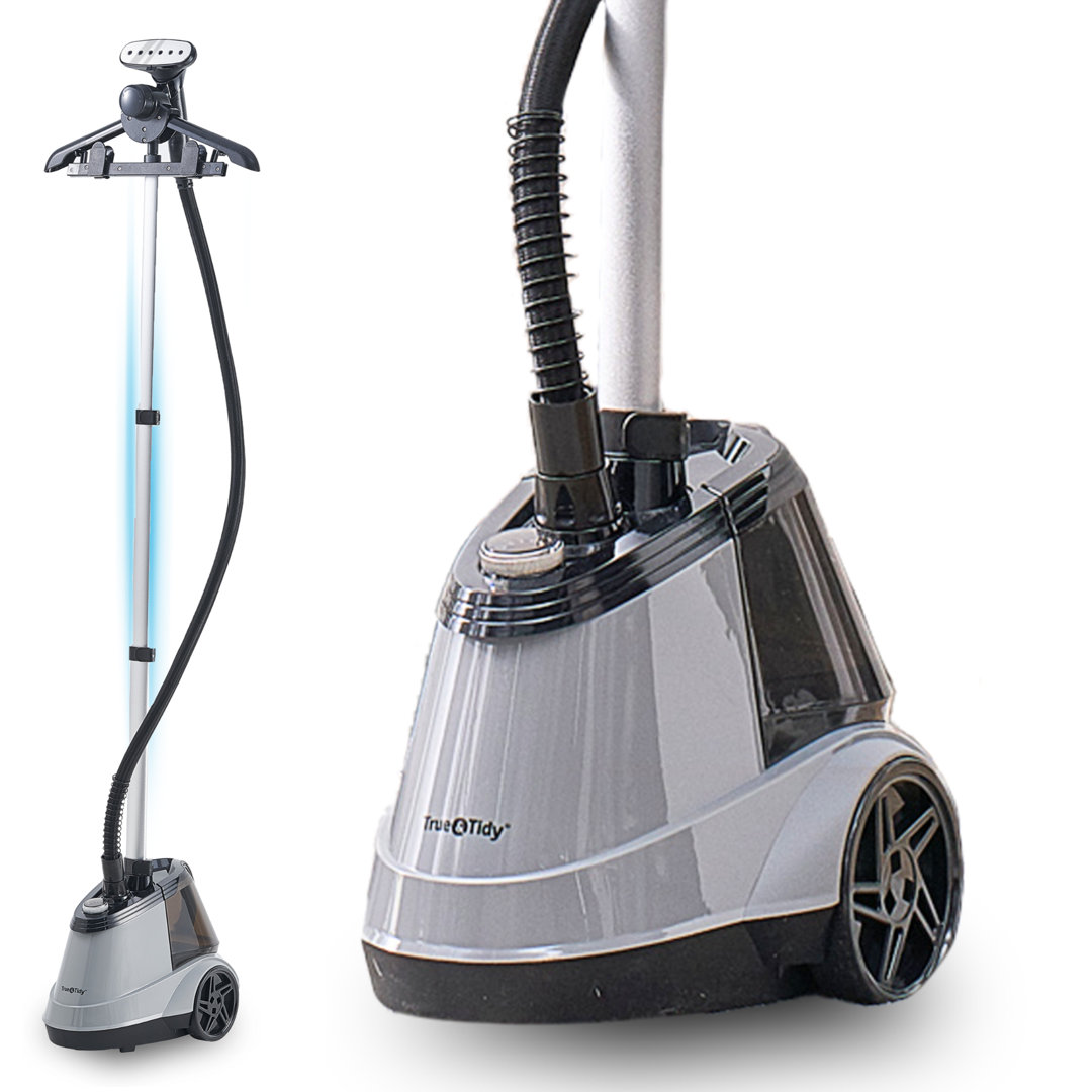 True & Tidy Pro Commercial Heavy Duty Garment Steamer With Extra Large 2.9L Water Tank True & Tidy Color: Gray