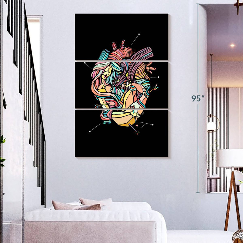 Hardie Vibrant Heart, 74" H x 48" W