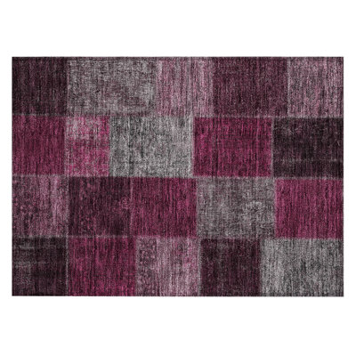 Washable Patchwork Indoor / Outdoor Rug