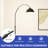 Adjustable Marble Base Floor Lamp with Foot Switch-2048037479