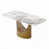 Plateau blanc / base or