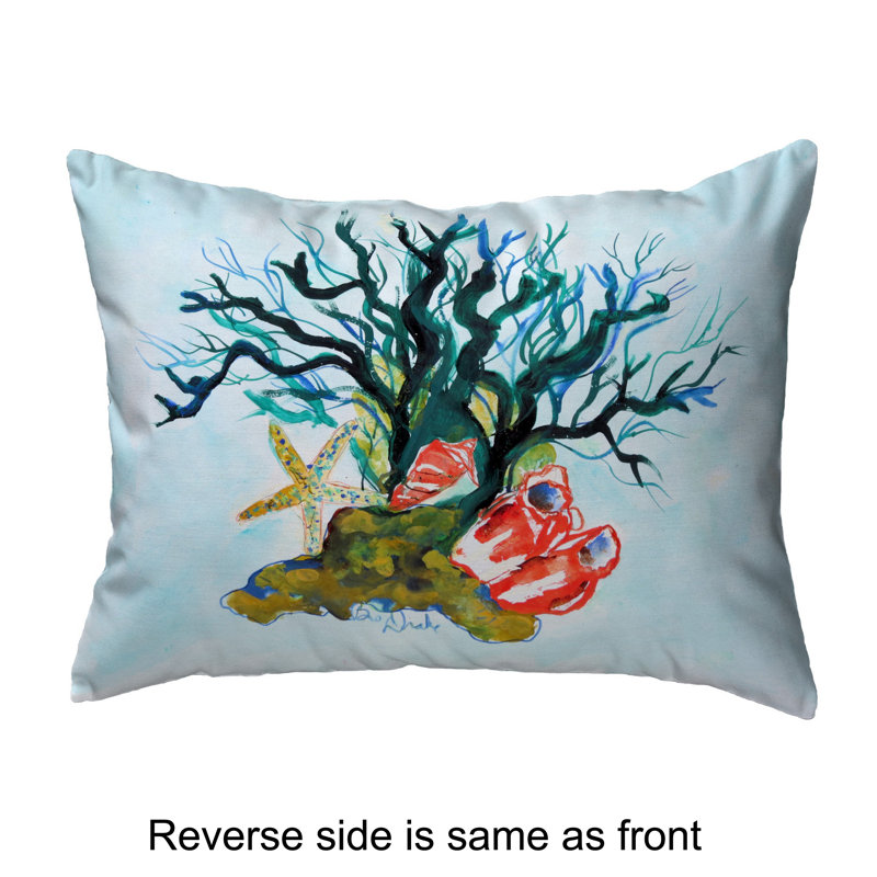  Coussin lombaire intérieur / extérieur Starfish, 11 po x 14 po