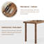 Bureaux en bois massif en L 62,99 po Noyer clair-107408475