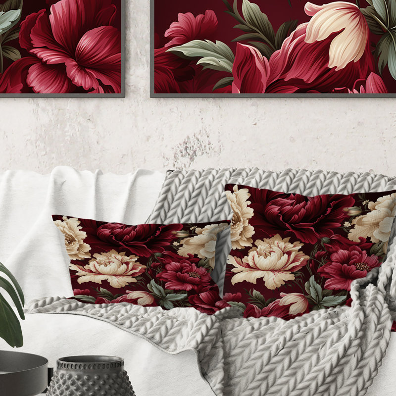 Coussin Regency, H 16 po x l 16 po