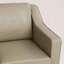 Faux Leather Swivel Armchair-1368538209