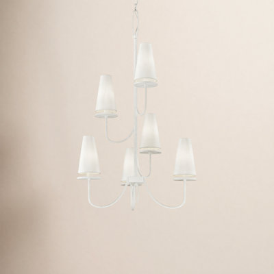 Walling 6 - Light Dimmable Tiered Chandelier