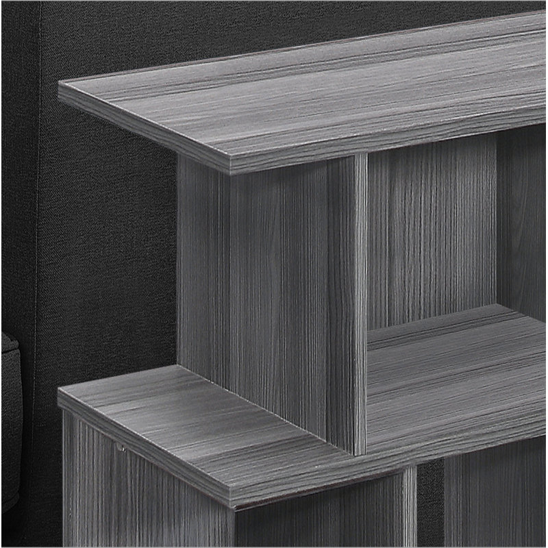 Table d'appoint, table d'appoint, table de bout, table de chevet, lampe, salon, chambre à coucher, Gris, Gris