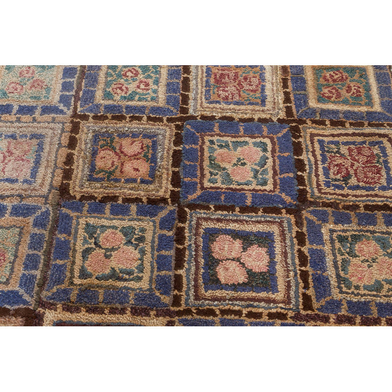 Vintage One-of-a-Kind Rectangle 5'10" X 8'7" Area Rug
