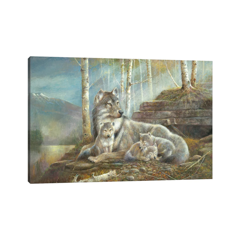 «Safe and Sound» par Ruane Manning - reproduction d'art, Aucun mat, Toile tendue, H 8 po x l 12 po x P 0,75 po