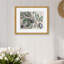 Martha Stewart Bedford, art mural en papier, «Orchard Botanical: Plum Branch», 17,75 po x 21,75 po, décor de salon et de chambre à coucher, encadré
