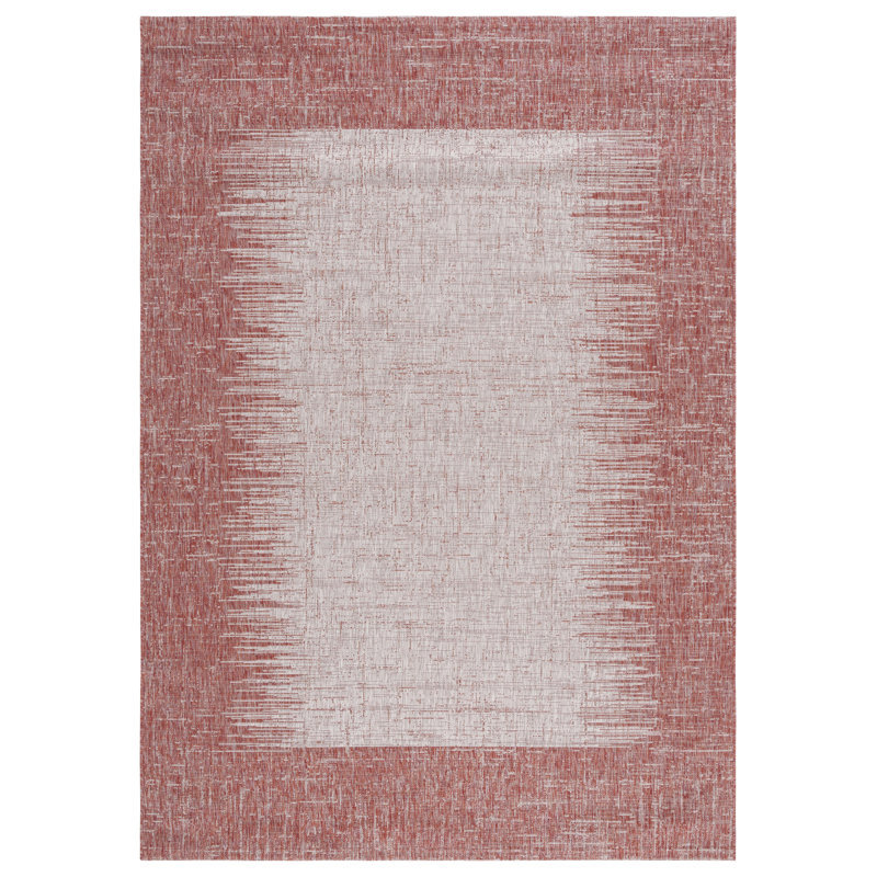 Tapis d'intérieur / extérieur Courtyard Performance Abstract, Rectangle 6 pi 7 po x 9 pi 6 po