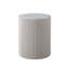 20" Mantra Carrara Stone Top Side Table