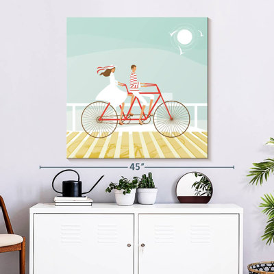 Senne, couple d'été à vélo