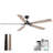 5-Blade Modern Ceiling Fan with Lights, Remote and Alexa Control, Quiet DC Motor, Dimmable, Outdoor Indoor-331082649-331082652