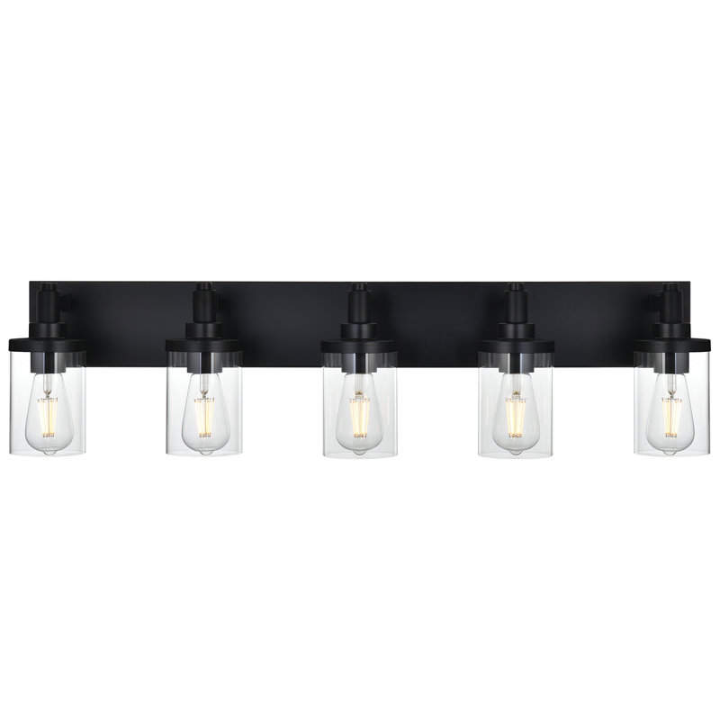 Abbotsbury Dimmable Vanity Light, Black, 5