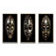 Masque africain traditionnel Ethnique VI - ensemble d'art mural tribal africain de 3-679214429-679214418