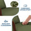 Fauteuil d'appoint ergonomique MidCentury Modern-981376270