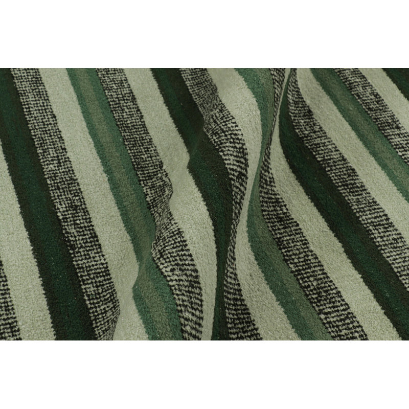 Scandinavian Wool Geometric Area Rug, Rectangle 12' x 18'