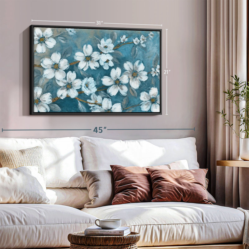 «Blossoms Of Evening», reproduction sur toile, H 21 po x l 31 po