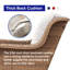 Chaises longues d'extérieur en rotin avec coussins Deb Wicker-377751454-401519778
