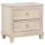 Table de chevet 2 tiroirs Wedner