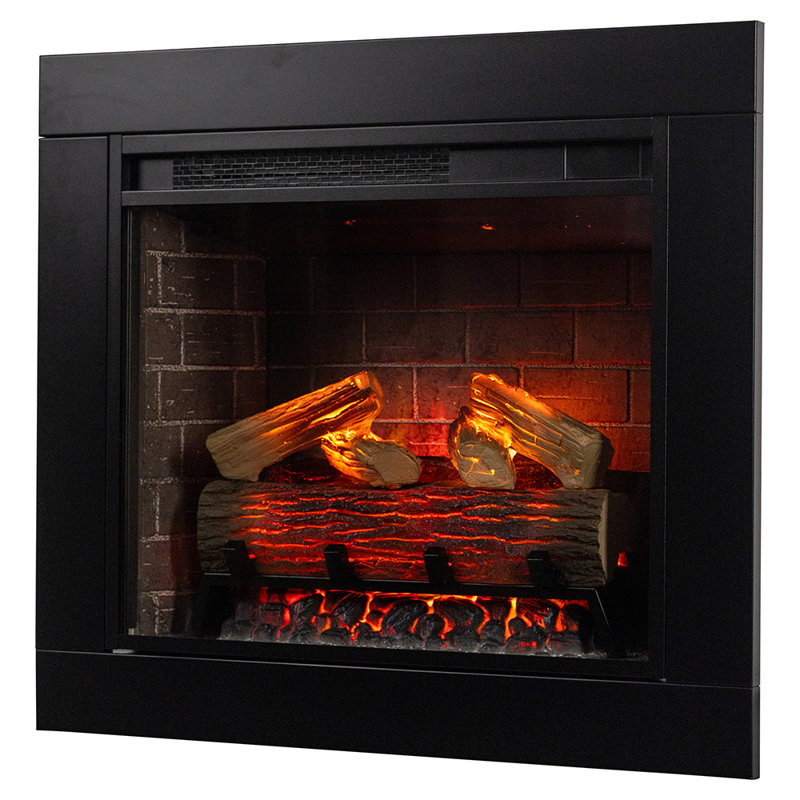 Uptown 33" Infrared Electric Fireplace Insert Heater with Trim Kit, Compatible with Alexa & Google, 23-Inch