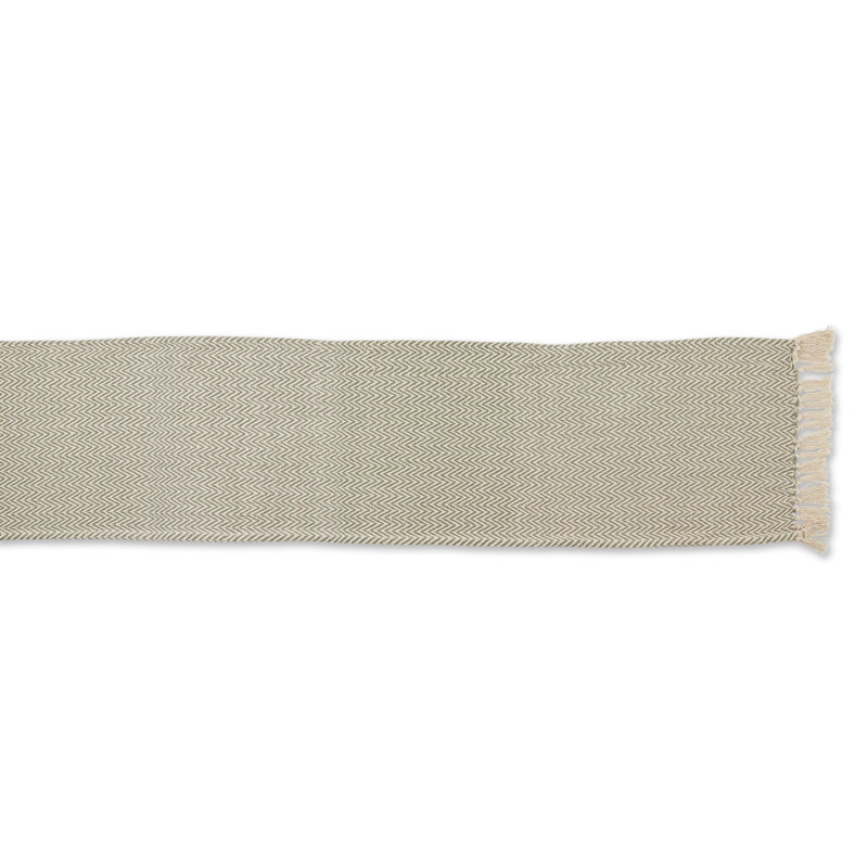 Desta Solid Table Runner,  108'' x 15'', Artichoke