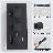 16"X32" Shower Faucet System Massage Jet Bathroom LED Rain Black Thermostatic