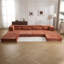 Canapé-lit convertible au sol avec conception modulaire, mousse à mémoire de forme haute densité et aucun assemblage requis pour une utilisation à domicile flexible.-1336565263