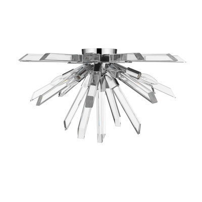 Dewsbury Crystal Flush Mount