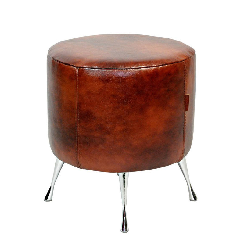 Wesley Accent Stool, Brown