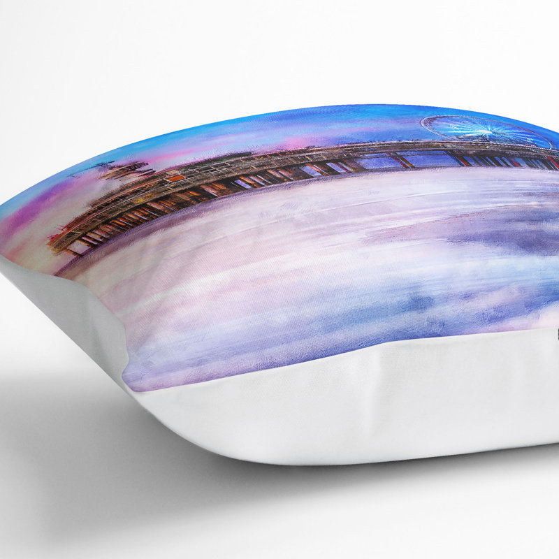 Square Cushion, 40cm H x 40cm W x 15cm D, White
